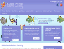 Tablet Screenshot of mobilekidsdentist.com